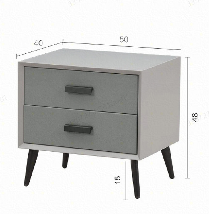 顾家家居现代简约卧室家具储物床头柜PT7801G