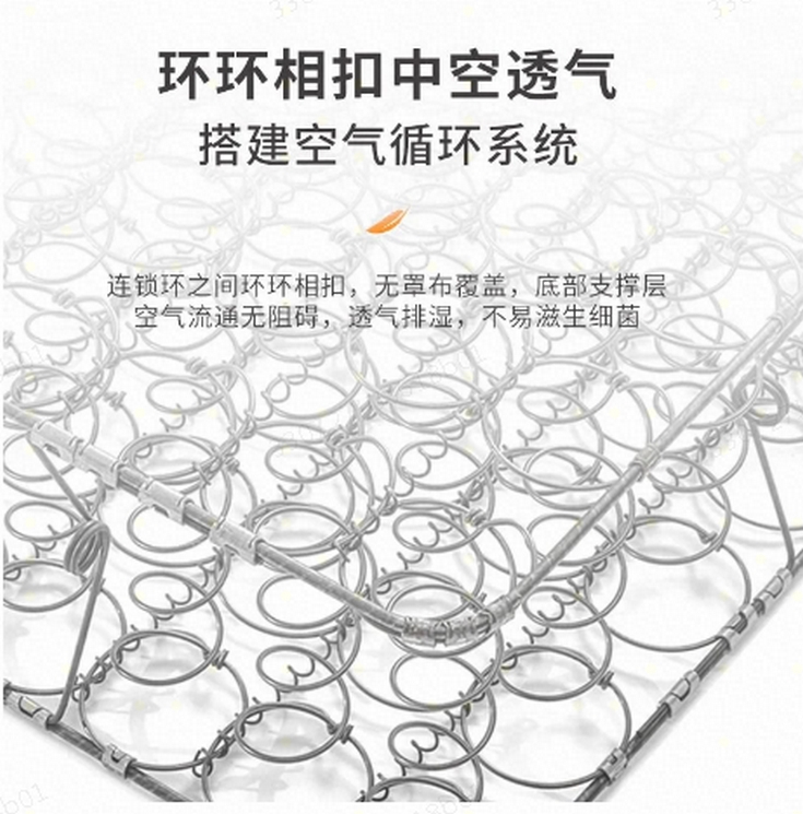 顾家家居（KUKA）乳胶床垫防螨整网弹簧双人席梦思轻氧垫M0081【采】