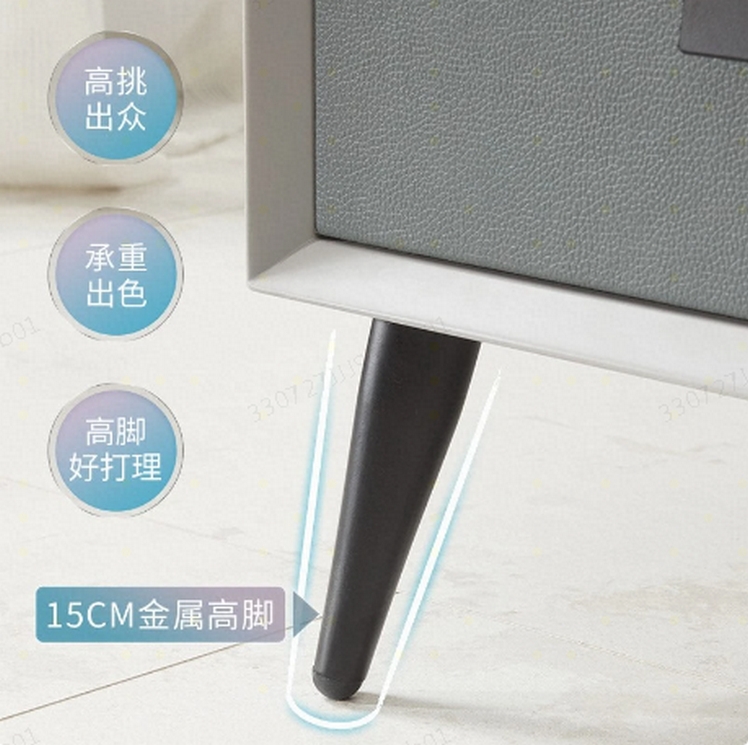 顾家家居现代简约卧室家具储物床头柜PT7801G