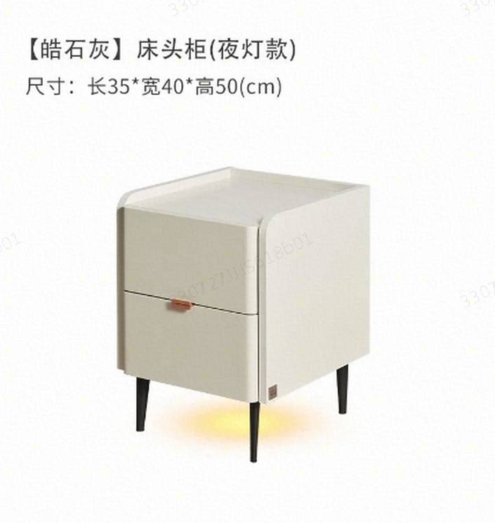 顾家家居（KUKA）床头柜 意式轻奢储物柜卧室家具PT7806G【采】